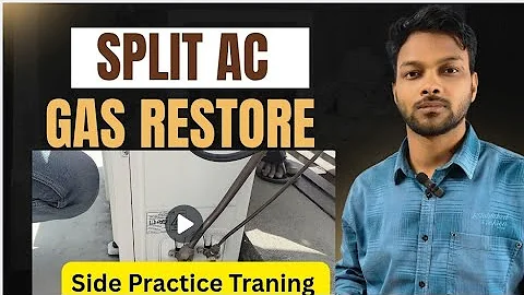 Split AC Gas Restore || How To Pumpdown Split AC || गैस रिस्टोर स्प्लिट एसी #airconditioner