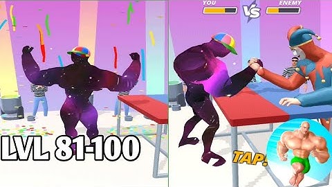 Muscle Rush  | Level 81-100 Gameplay Walkthrough Part 5 (Android, iOS)