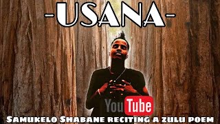 Samukelo Shabane reciting a Zulu poem_USANA