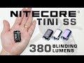 Nitecore tini ss  powerful usb keychain light