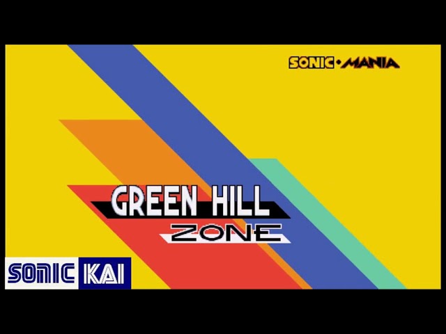 The sound of Sonic in the Green Hill Zone