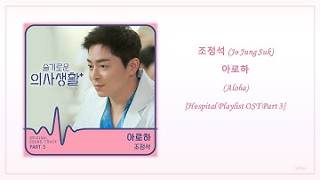 조정석 (Jo Jung Suk) - 아로하 (Aloha) Hospital Playlist OST Part 3 (Han/Rom) Lyrics | 30 min