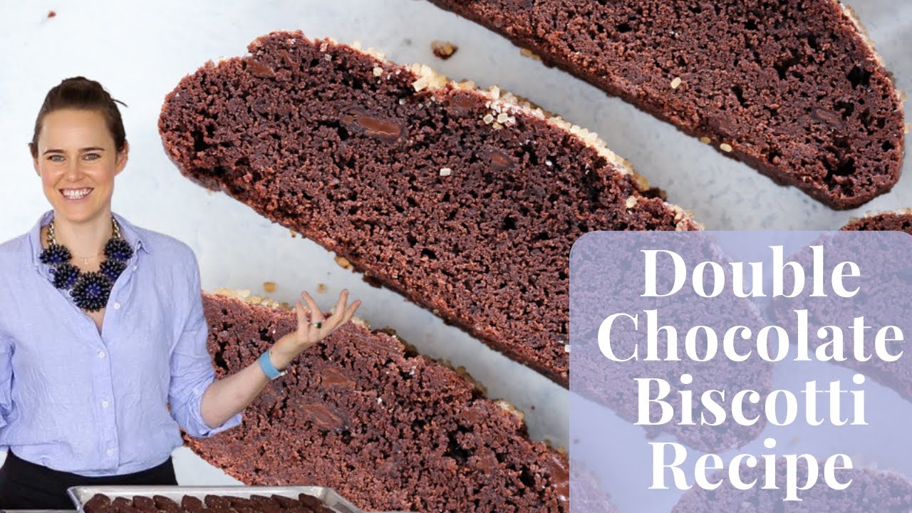 Chocolate Chip Biscotti { with VIDEO} - Miss in the Kitchen