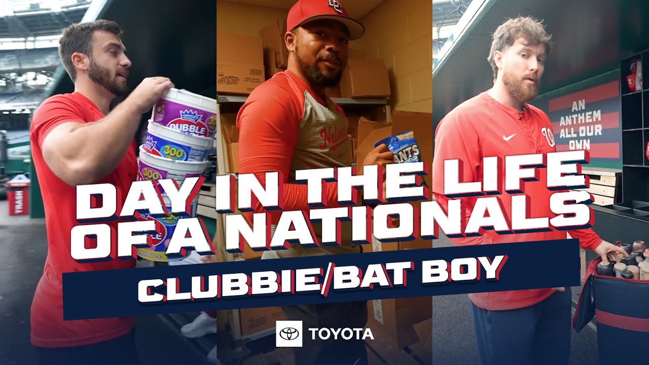 Clubbie + Bat Boy For The Washington Nationals | Day In The Life