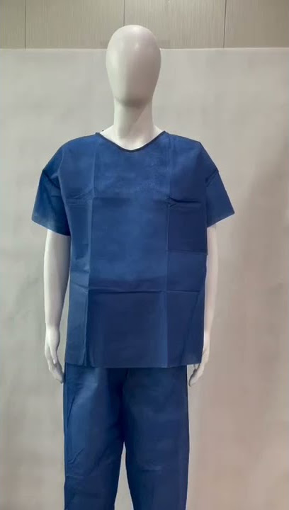 Medical Single-Use Soft Range SMS patient Scrub Suit