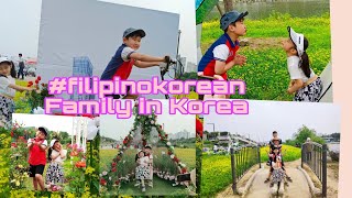 BUHAY KOREA VLOG: Pictorial tayo sa mga BEAUTIFUL ROSES with my Filipino Korean FAMILY.