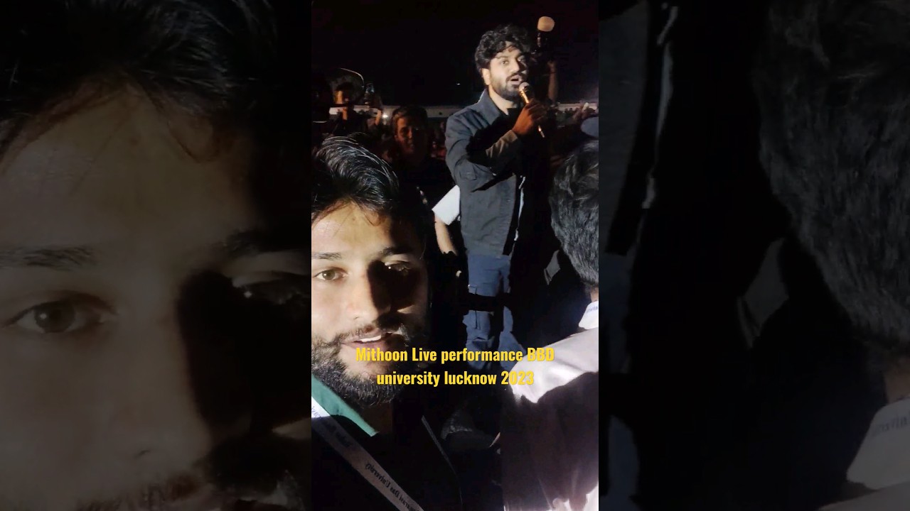 Mithoon Live performance BBD University lucknow 