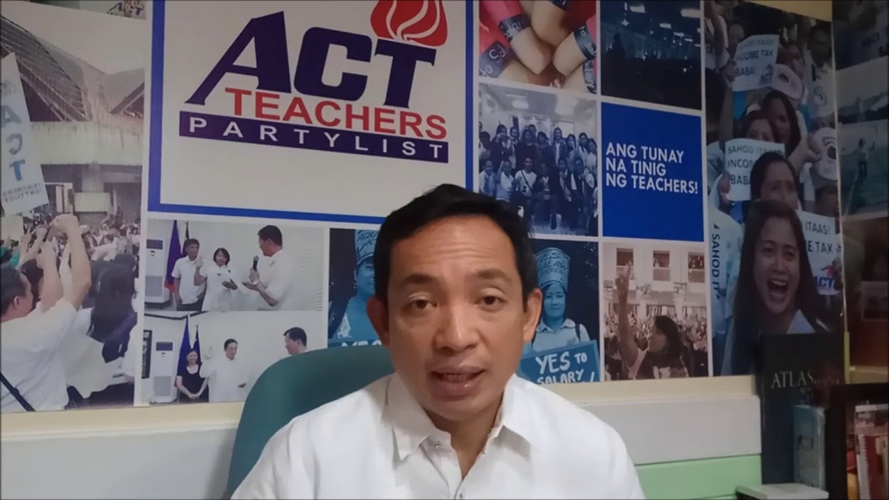 Pagbati ni ACT Teachers Rep. Tinio sa Mga Guro World Teachers Day 2018