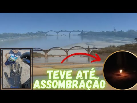 Detectorismo na praia de Manoel Viana..e surgiu duas luzes na tapera???