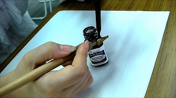 カリグラフィーのレッスン イタリック体 基本編