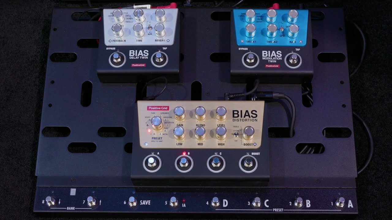Positive Grid Bias Twin Pedals - NAMM 2018
