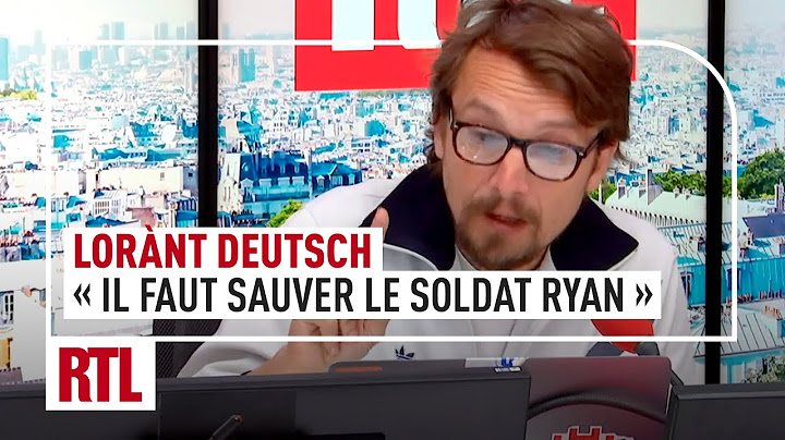Lorànt Deutsch : "Il faut sauver le soldat Ryan"