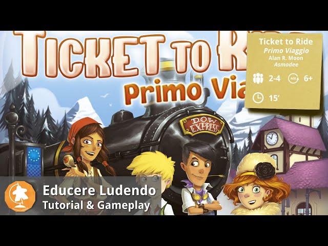 Oggi giochiamo a  Ticket To Ride Primo Viaggio (Educere Ludendo