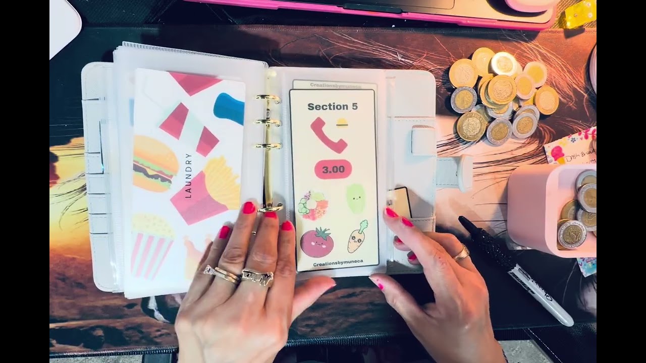 Let’s Save 300 pesos with my cute Lemon box and lunch box challenges 