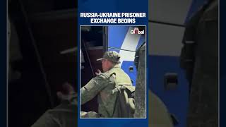 Russia Ukraine POW Exchange: 185 Russian Servicemen Freed and Seen Cheering in Belarus | #shorts