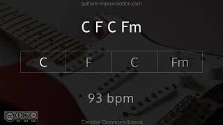 Rock Backing Track C F C Fm (93 bpm) - Radiohead style