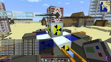 IndustrialCraft² Ice CASUC 2070 EU/t Nuclear Reactor Demo with EE2 Minecraft 1.2.5