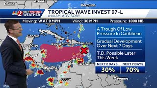 National Hurricane Center tracking area of interest