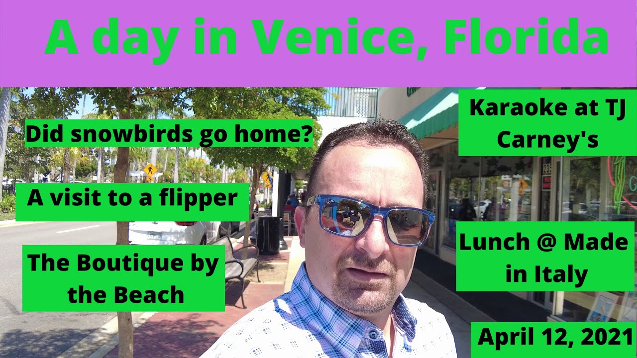 A Day In Venice Florida April 12 2021 YouTube