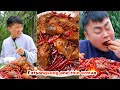 Delicious dinner, delicious chicken head dinner tonight, so cool! || songsong || interesting videos