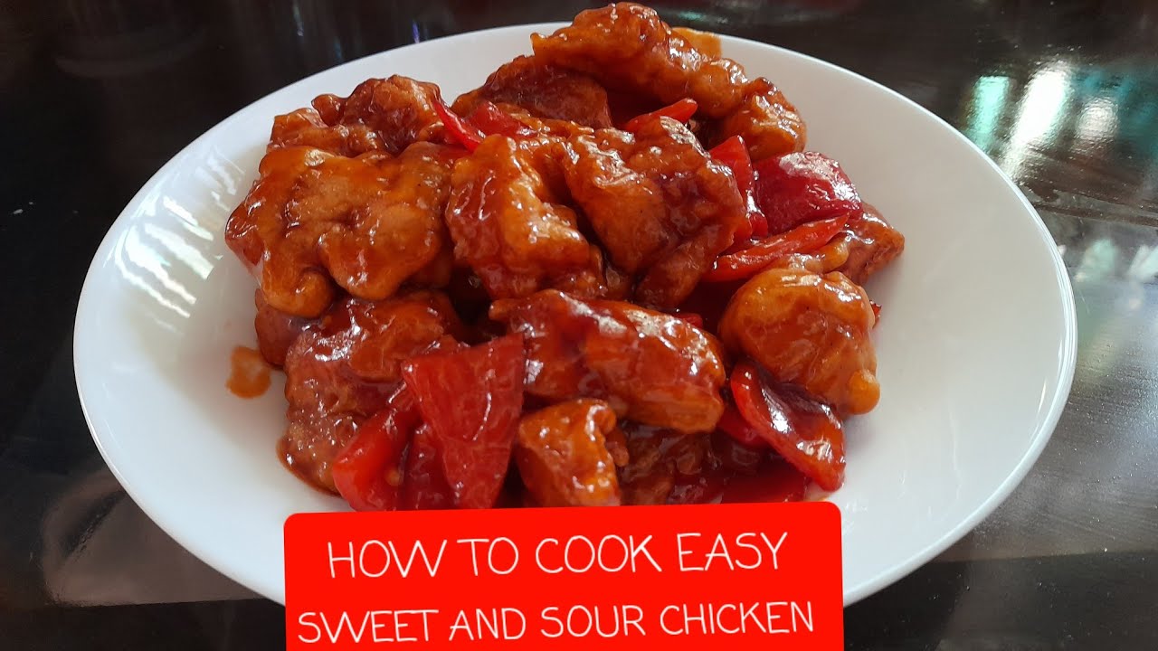 Easy Sweet and Sour Chicken YouTube