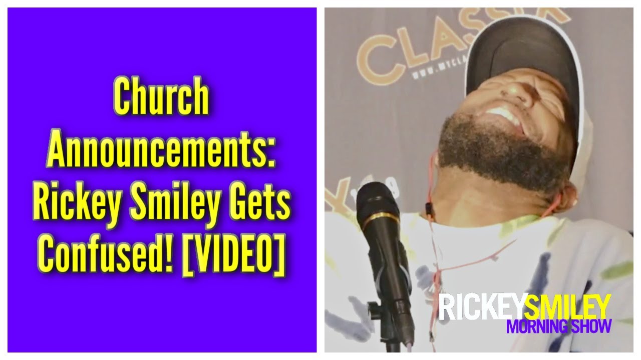 Church Announcements: Rickey Smiley Gets Confused!