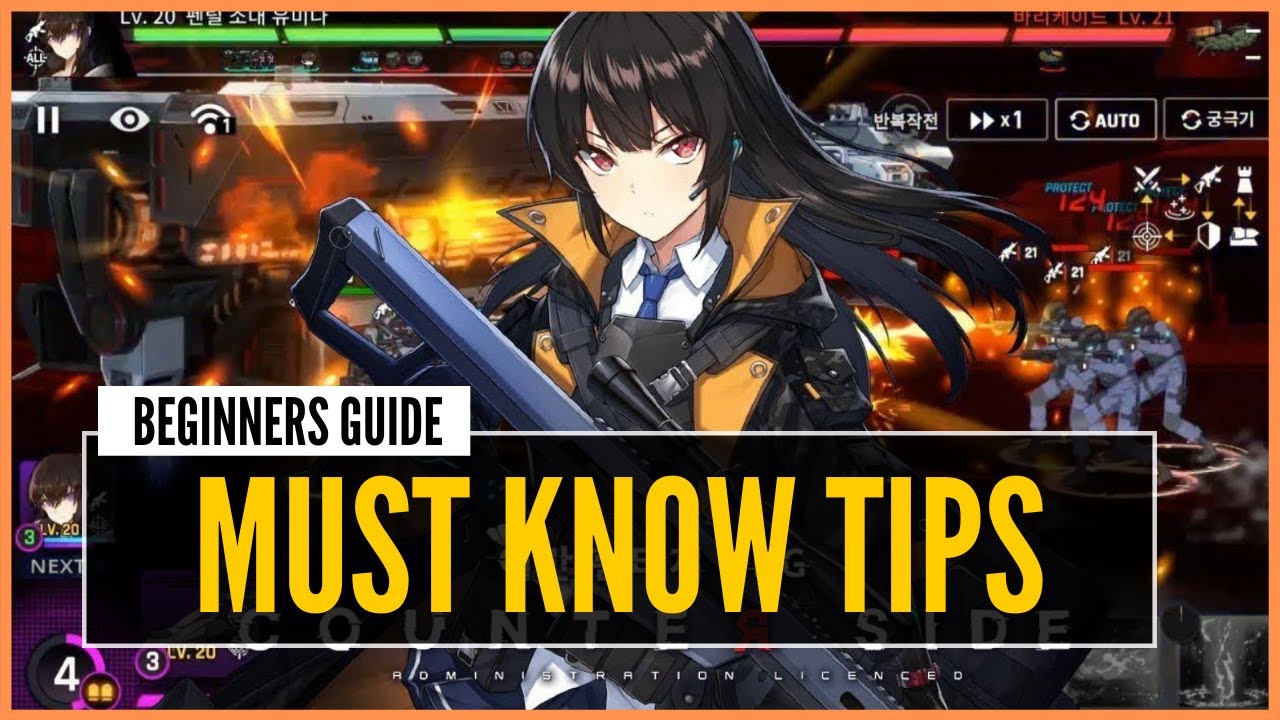 Counter:Side - Beginners Guide To Upgrading Your Units, Gears, Skills & More | MUST KNOW TIPS