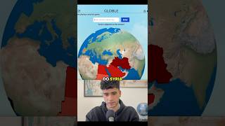Guessing the countries around the actual country #globle #countries #geography