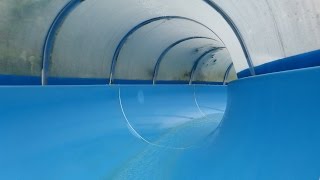 Blaue Tunnelrutsche Freizeitbad Prüm