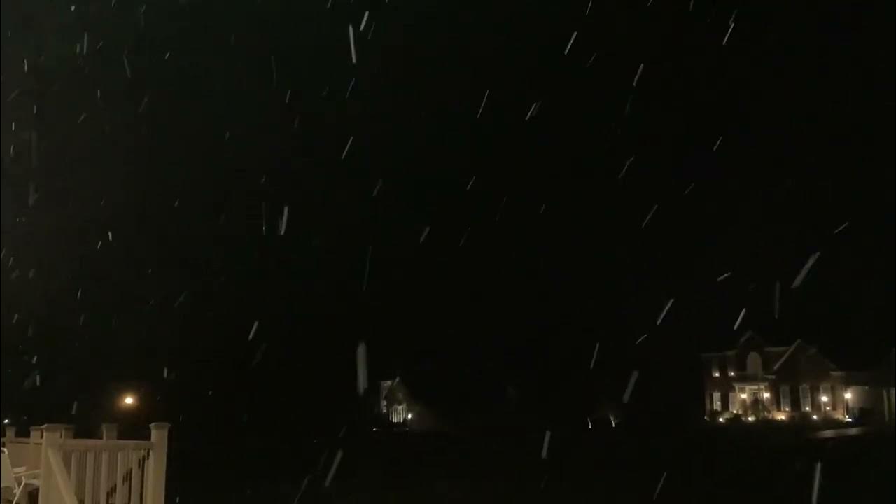 Heavy Snow Shower Quakertown PA 11/18/22 649 PM YouTube