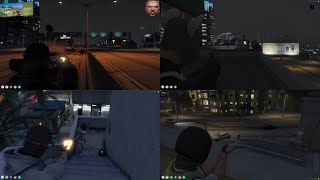 Manor Wipe Lang's Crew 6v6 At White Garage (All POVs) | NoPixel 4.0 GTA RP