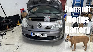 Renault Modus Battery Replacement How To DIY