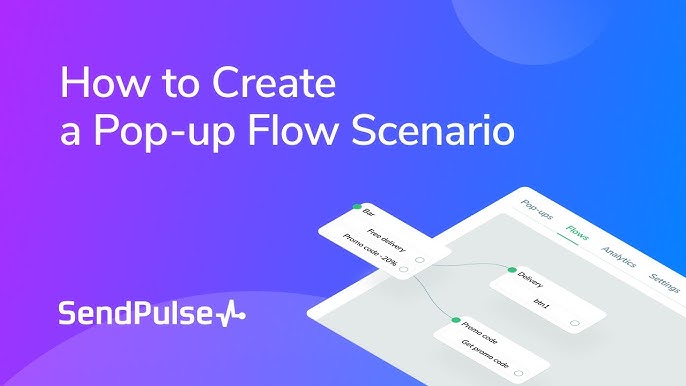 Create A Pop-up Flow Scenario 2024