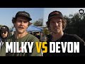 Game of bike  devon smillie vs mikey milky andrew  usl cage match