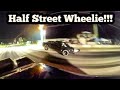 Nitrous Mustang's Half Street Wheelie!!!