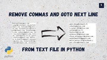 How to remove commas, other characters from text file and Goto Next line in Python | remove strings