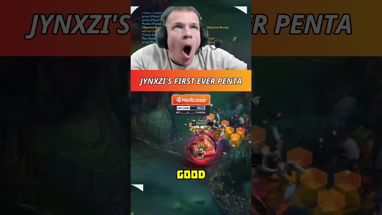 JYNXZI'S FIRST EVER PENTA #jynxzi  #dantes  #twitch  #twitchclips