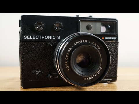 フィルムカメラ Agfa SELECTRONIC sensor AGFA Selectronic S Sensor - YouTube