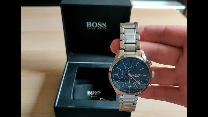 Hugo Boss Associate Chronograph Men's Watch 1513811 (Unboxing)  @UnboxWatches - YouTube