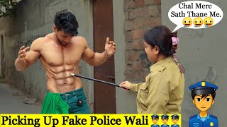 Shirtless Bodybuilder Picking Up Police Wali For Coffee ☕️ || FitManjeet