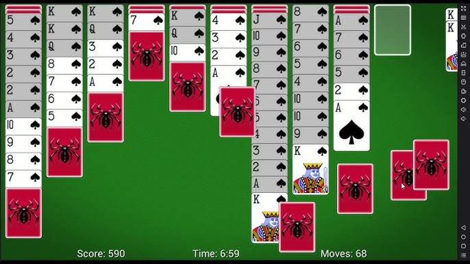 free spider solitaire - Avaisla - Medium