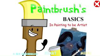 Paintbrush Is After Me! | Paintbrush's Basics In Painting To Be An Artist Gameplay