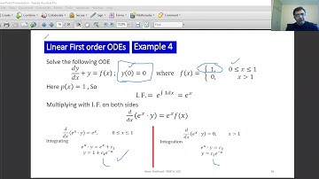 MATH120: First Order ODEs - Part-II - Amer Rasheed