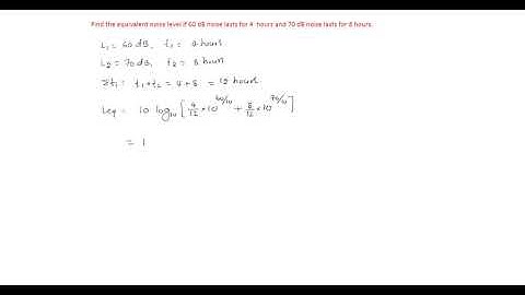 equivalent noise level 01