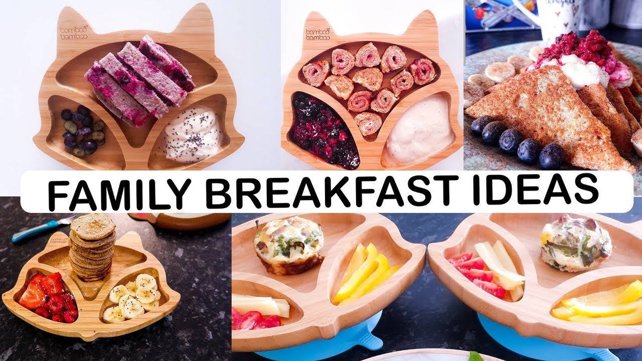 OVER 15 FAMILY BREAKFAST IDEAS. ADULTS, BABIES, TODDLERS. - YouTube