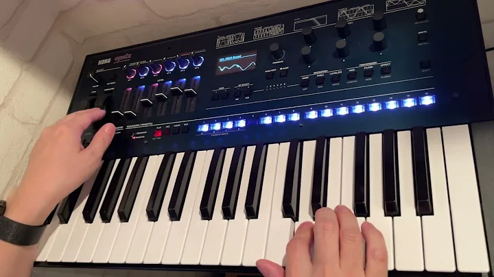 シルフィード / Return of Xacalite をKORG opsixで弾いてみた