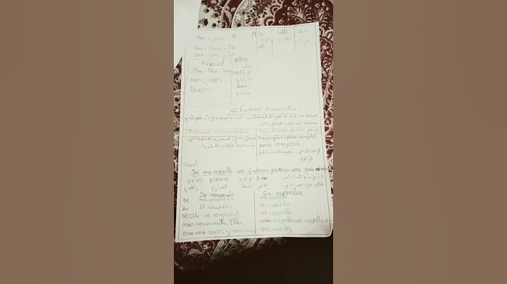 ملخص دروس اللغه الفرنسيه السنه الثالثه متوسط الفصل الثالث 2025