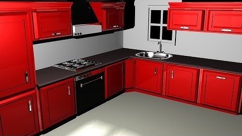 Maya 2014 tutorial : How to model a kitchen Part 1/4