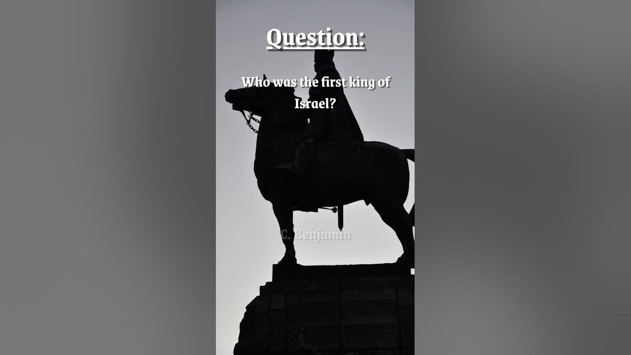 Who was the first king of israel christian israel youtube