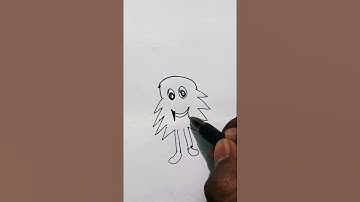 Scary face 😈 Draw When Bored 💀(Part 92) #art #drawing #sketch #scary #simple #easy #tutorial #shorts